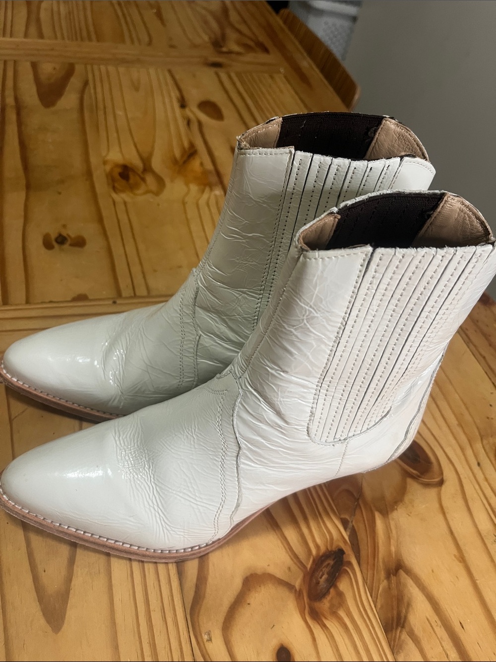 Free People Western Boot White - Picture 3 of 9